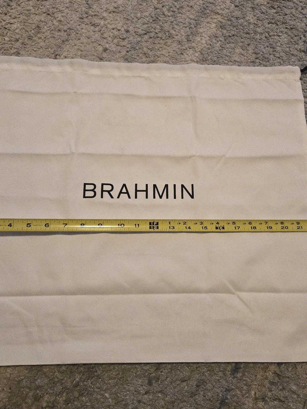 Brahmin Large Drawstring Dust Bag | Handbag Storage Protection - Picture 3 of 6